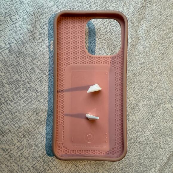 Blush Loopy Case with Cancer Awareness Loop for iPhone 13 Pro - Picture 2 of 3